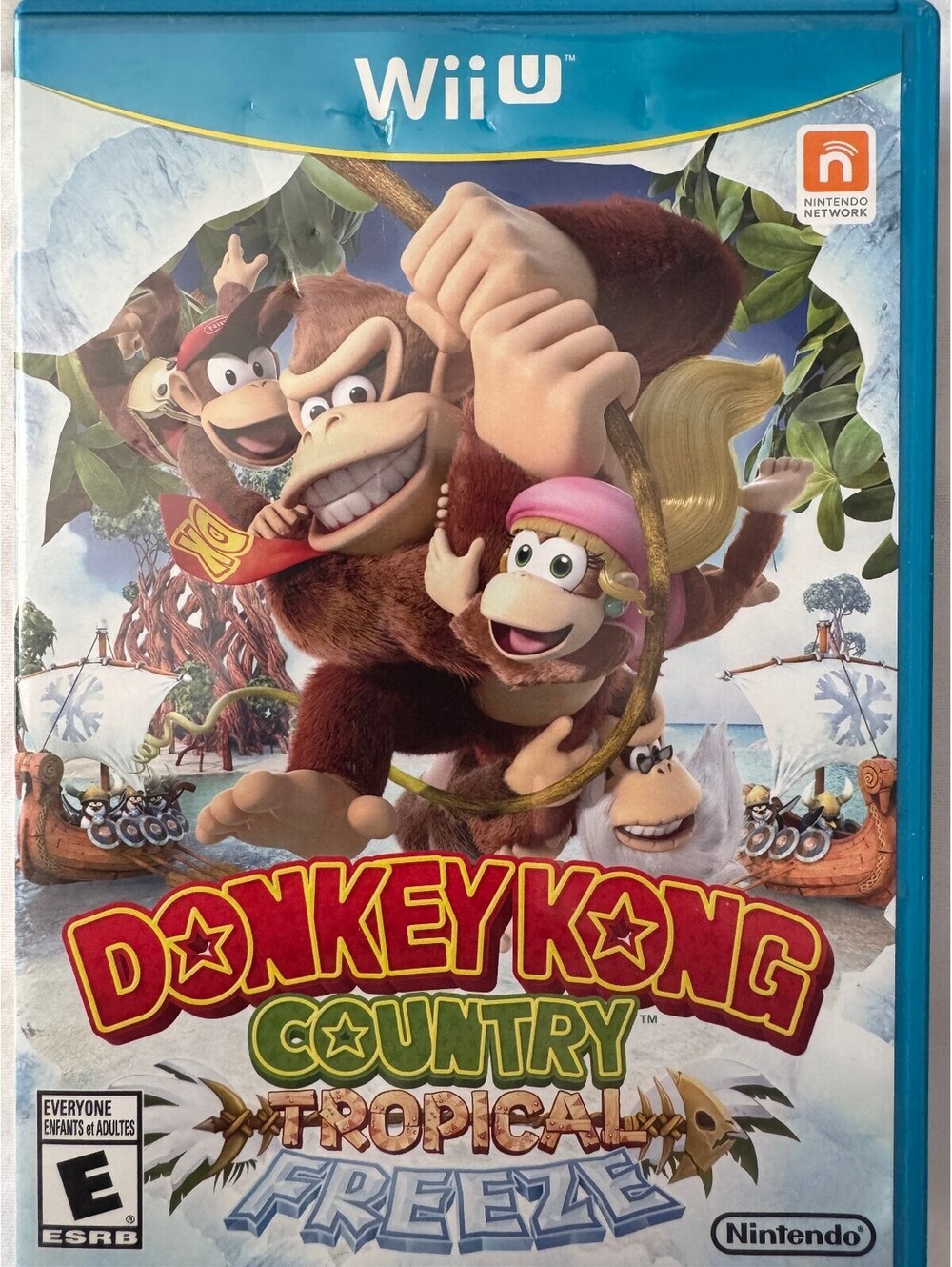 2014 Nintendo Wii U Donkey Kong Country: Tropical Freeze Complete w/ Manual
